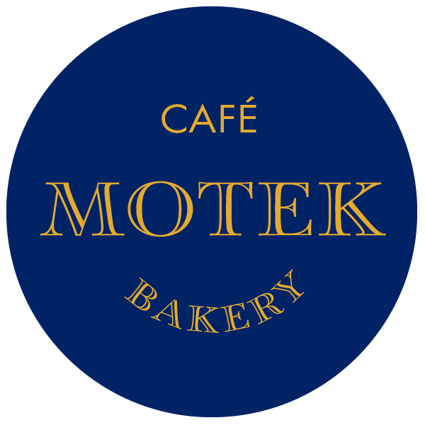 Cafe Motek Logo Blue Circle